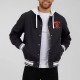 San Francisco Giants Black Cotton Hooded Jacket San Francisco Giants Black Cotton Hooded Jacket