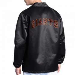San Francisco Giants Point Man Coaches Black Jacket