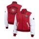 Scarlet/White San Francisco 49ers Varsity Full-Zip Jacket