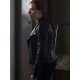 Scarlett Johansson Black Widow Motorcycle Leather Jacket