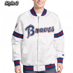 Scout Atlanta Braves Varsity Satin Jacket