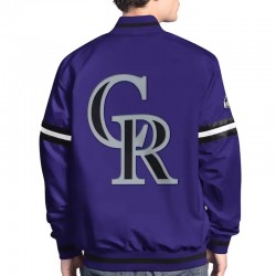 Scout Colorado Rockies Varsity Satin Jacket