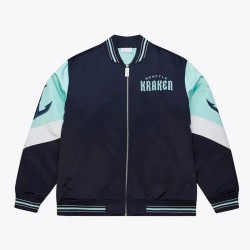 Seattle Kraken Throw It Back Heavyweight Satin Jacket