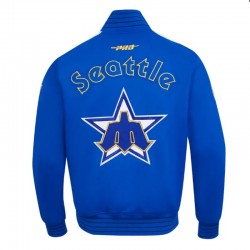 Seattle Mariners Logo Game Day Royal Jacket Seattle Mariners Logo Game Day Royal Jacket