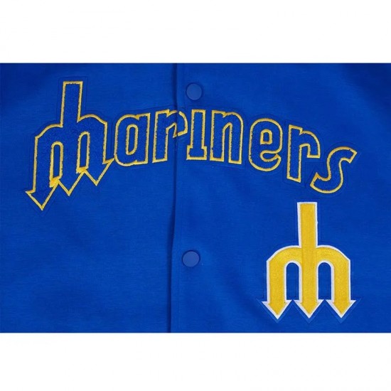 Seattle Mariners Logo Game Day Royal Jacket Seattle Mariners Logo Game Day Royal Jacket