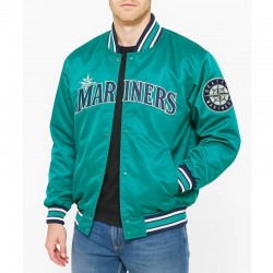 Seattle Mariners Northwest Green Satin Jacket Seattle Mariners Northwest Green Satin Jacket