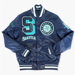 Seattle Mariners Sluggers Satin Jacket Seattle Mariners Sluggers Satin Jacket