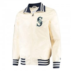 Seattle Mariners The Captain II Cream Jacket Seattle Mariners The Captain II Cream Jacket