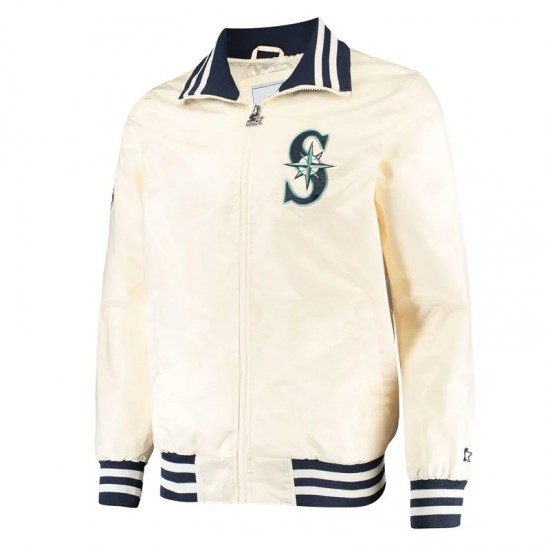 Seattle Mariners The Captain II Cream Jacket Seattle Mariners The Captain II Cream Jacket