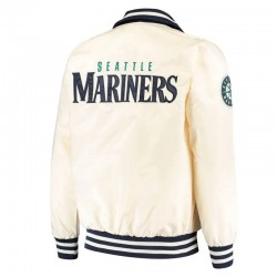 Seattle Mariners The Captain II Cream Jacket Seattle Mariners The Captain II Cream Jacket