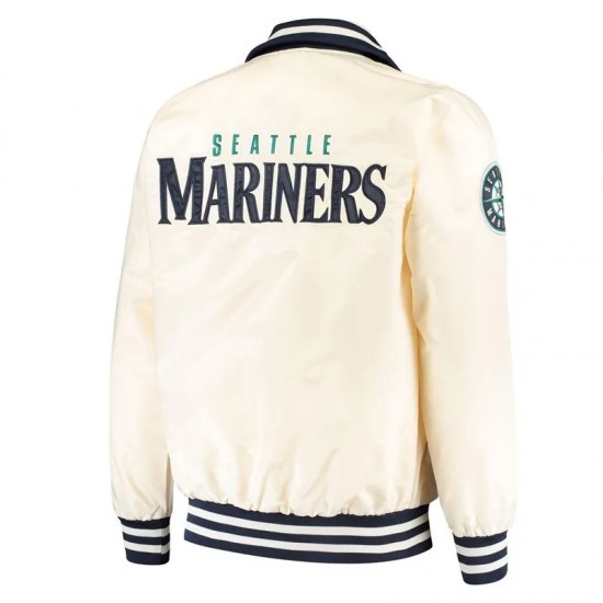 Seattle Mariners The Captain II Cream Jacket Seattle Mariners The Captain II Cream Jacket