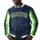 Seattle Seahawks Ace Navy Satin Jacket