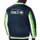 Seattle Seahawks Ace Navy Satin Jacket