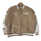 Seattle Seahawks Brown and White Varsity Wool Jacket