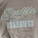 Seattle Seahawks Brown and White Varsity Wool Jacket