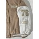 Seattle Seahawks Brown and White Varsity Wool Jacket