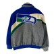 Seattle Seahawks Color Block Varsity Wool Jacket Seattle Seahawks Color Block Varsity Wool Jacket