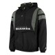 Seattle Seahawks Gridiron Reflective Stripe Half-Zip Hooded Jacket Seattle Seahawks Gridiron Reflective Stripe Half-Zip Hooded Jacket