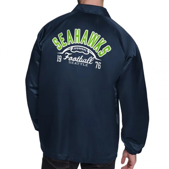 Seattle Seahawks Retro Logo Coaches Jacket Seattle Seahawks Retro Logo Coaches Jacket