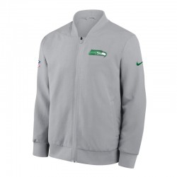 Seattle Seahawks Sideline Full-Zip Bomber Jacket
