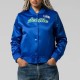 Seattle Seahawks Throwback Graphics Royal Satin Jacket Unisex