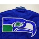 Seattle Seahawks Throwback Royal Satin Jacket Seattle Seahawks Throwback Royal Satin Jacket