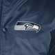 Seattle Seahawks Two-Time Super Bowl Champions Navy Satin Jacket Seattle Seahawks Two-Time Super Bowl Champions Navy Satin Jacket