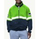 Seattle Seahawks Veteran Navy and Neon Green Track Jacket Seattle Seahawks Veteran Navy and Neon Green Track Jacket