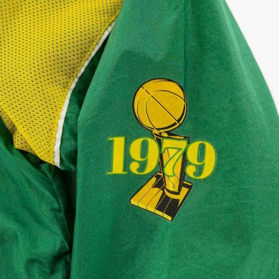 Seattle Supersonics 1979 Champions Anorak Half-Zip Green Jacket Seattle Supersonics 1979 Champions Anorak Half-Zip Green Jacket