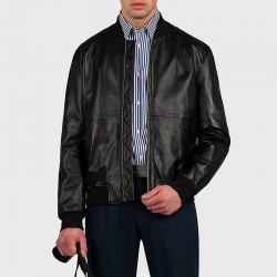 Sebastian Maniscalco Bookie Leather Jacket