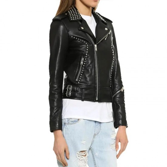 Shannon Beador The Real Housewives of Orange County Studded Leather Jacket