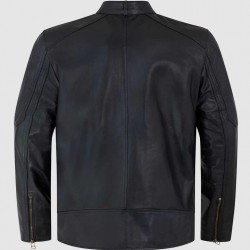 Sheep Leather Cafe Racer Jacket Sheep Leather Cafe Racer Jacket
