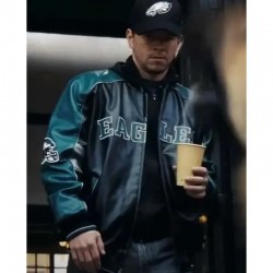Shooter Mark Wahlberg Philadelphia Eagles Leather Jacket