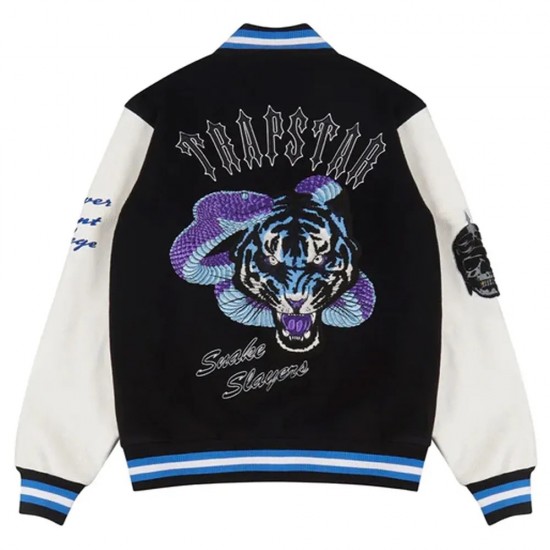 Snake Slayers Varsity Jacket by Trapstar Snake Slayers Varsity Jacket by Trapstar