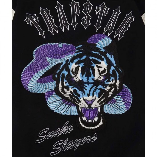 Snake Slayers Varsity Jacket by Trapstar Snake Slayers Varsity Jacket by Trapstar