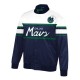 Special Script Dallas Mavericks Navy and White Jacket Special Script Dallas Mavericks Navy and White Jacket