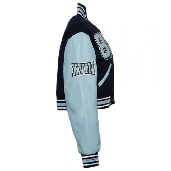 Spelman College Campus Remix Wool & Leather Varsity Jacket