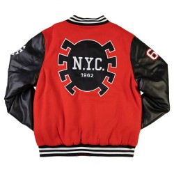 Spider-Man NYC 1962 Red Varsity Jacket Spider-Man NYC 1962 Red Varsity Jacket