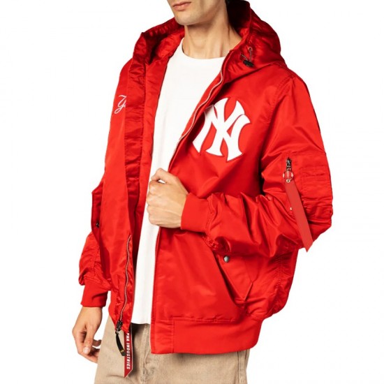 Spike Lee New York Yankees Hooded Jacket Spike Lee New York Yankees Hooded Jacket