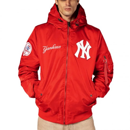 Spike Lee New York Yankees Hooded Jacket Spike Lee New York Yankees Hooded Jacket