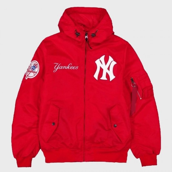 Spike Lee New York Yankees Hooded Jacket Spike Lee New York Yankees Hooded Jacket