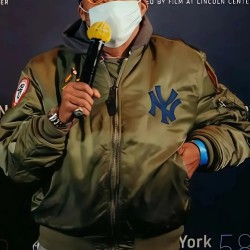 Spike Lee Olive Green Varsity Jacket