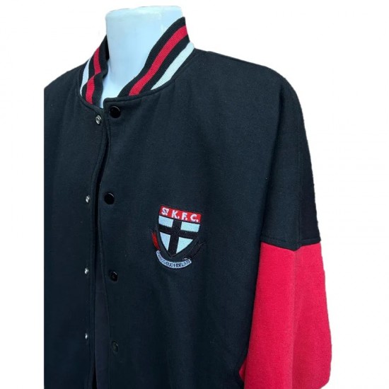 St Kilda Saints 90’s Varsity Fleece Jacket