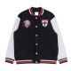 St Kilda Saints Black and Gray Varsity Fleece Jacket St Kilda Saints Black and Gray Varsity Fleece Jacket