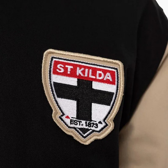 St Kilda Saints Lock Up Varsity Cotton Jacket