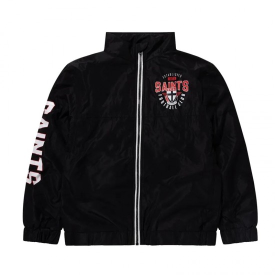 St Kilda Saints Supporter Black Jacket St Kilda Saints Supporter Black Jacket