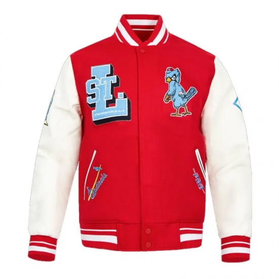 St. Louis Cardinals Best of Classic Rib Varsity Jacket St. Louis Cardinals Best of Classic Rib Varsity Jacket