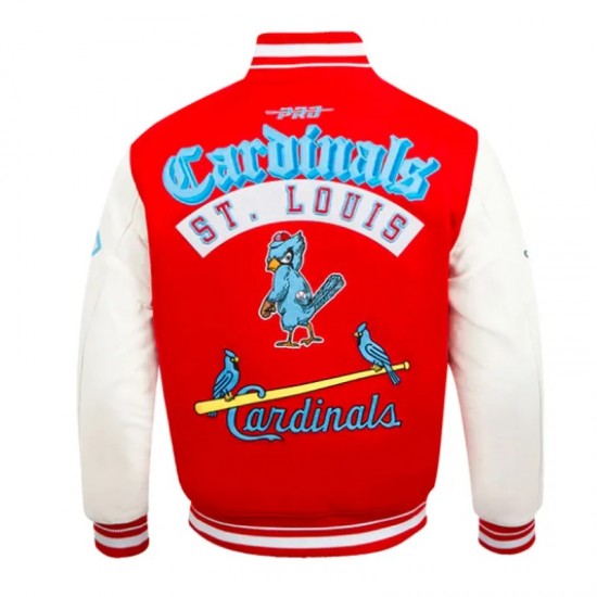 St. Louis Cardinals Best of Classic Rib Varsity Jacket St. Louis Cardinals Best of Classic Rib Varsity Jacket