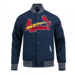 St. Louis Cardinals Current Logo Game Day Navy Jacket