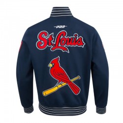 St. Louis Cardinals Current Logo Game Day Navy Jacket